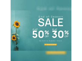 Ellena End Of Season Sale FLAT 50% & 30% OFF on Entire Summer Stock